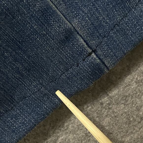 Chicos So Slimming Ankle Jeans Sz 1.5R US 14R Blue Embellished Leopard -SEE NOTE - Picture 6 of 9